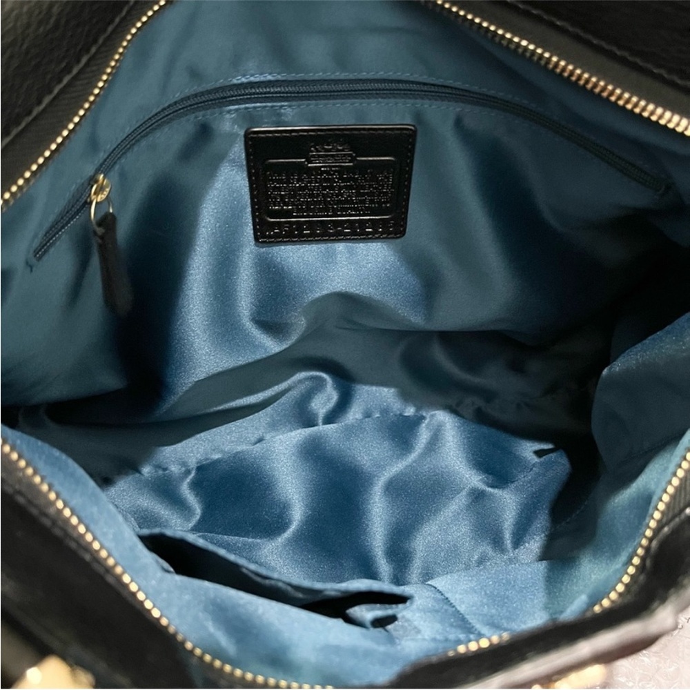 Coach 2012 Madison Haircalf Mix Madeline Satchel Shoulder Bag & Wallet Dusty NWT - Picture 12 of 16